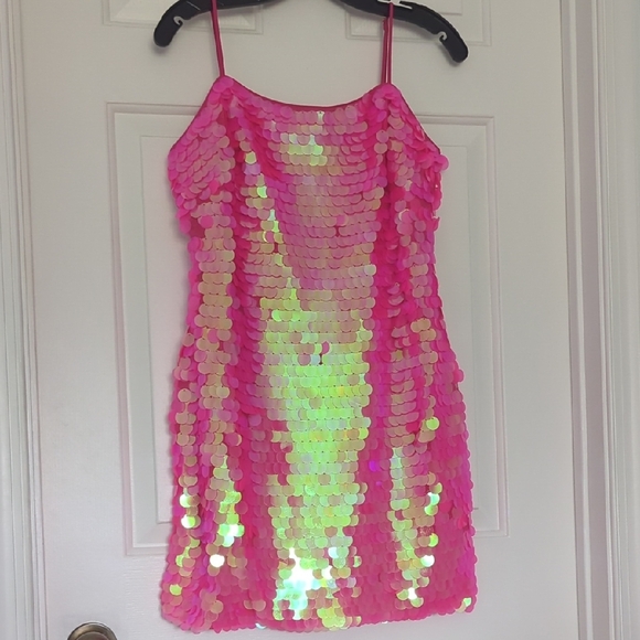 Milly Dresses & Skirts - Pink Sequin Kids Dress